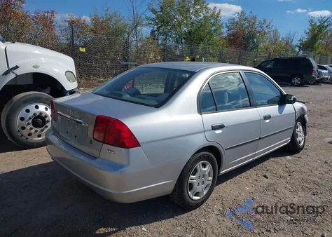 2002 Honda Civic Dx из США, поврежденный, VIN 2HGES16112H565928
